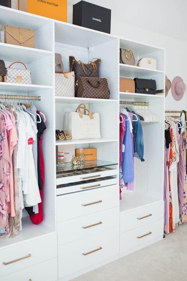 How To Convert a Small Bedroom Into a Walk-In Closet - Mumu and Macaroons